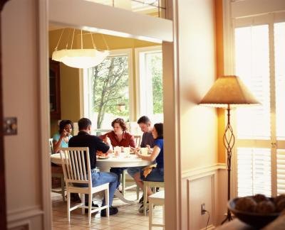 Family eating dinner Family eating dinner