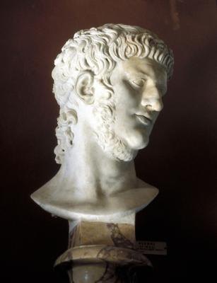 Marble bust of Roman Emperor Nero