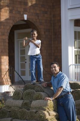 Sod is the quickest, but costliest way to establish a St. Augustine lawn.