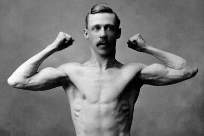 Serratus anterior is the rib muscle visible just below the chest. Serratus anterior is the rib muscle visible just below the chest.