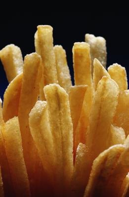 Fries are high in carbs.