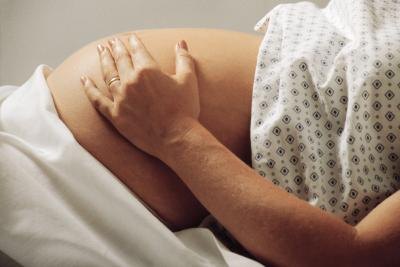 Woman in labor