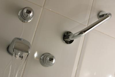 Railing in shower