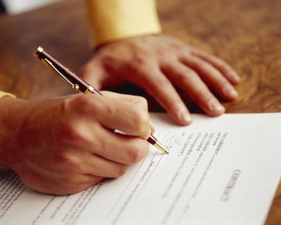 signing a letter of intent