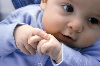 Baby close up.
