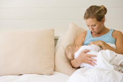 Woman breastfeeding