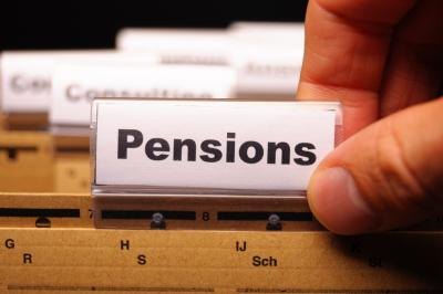 Pension file folder.