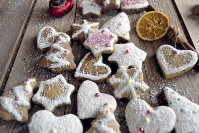 Baked cookies. Baked cookies.