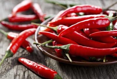 Spicy chili peppers