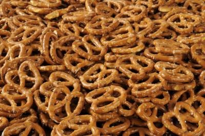 Salted pretzels