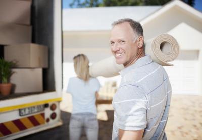 Loading a rental truck