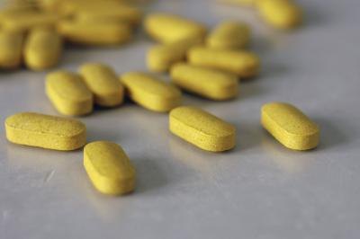Vitamin B tablets.