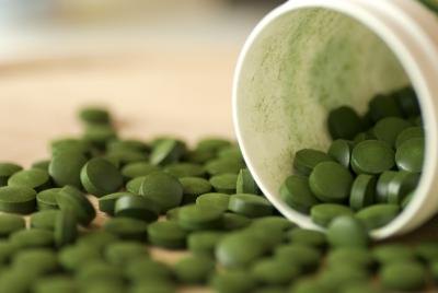Chlorella tablets. Chlorella tablets.