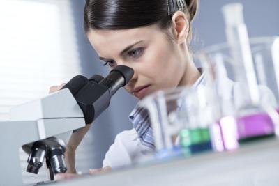 Scientist in lab