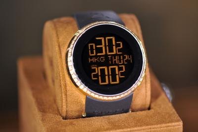 View of the Gucci Grammy watch