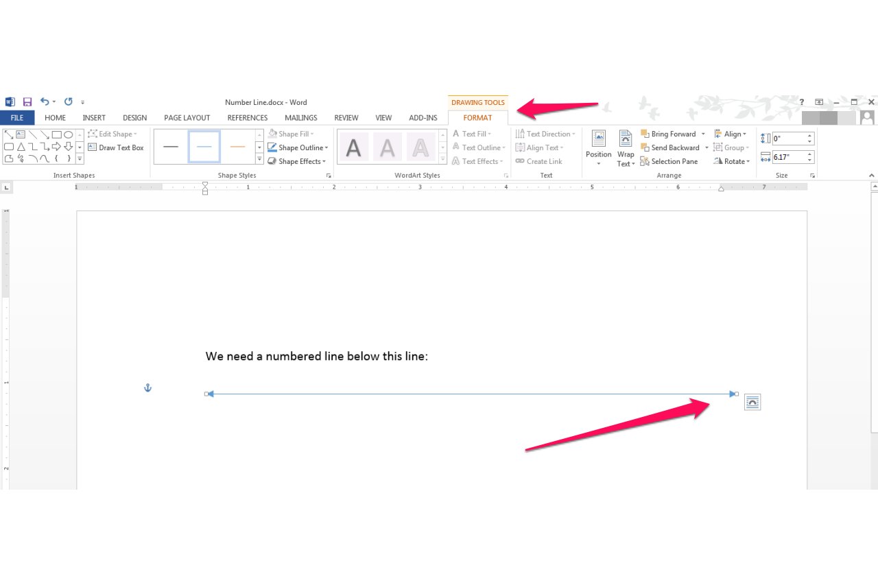 how-do-i-create-a-number-line-in-microsoft-word-ehow