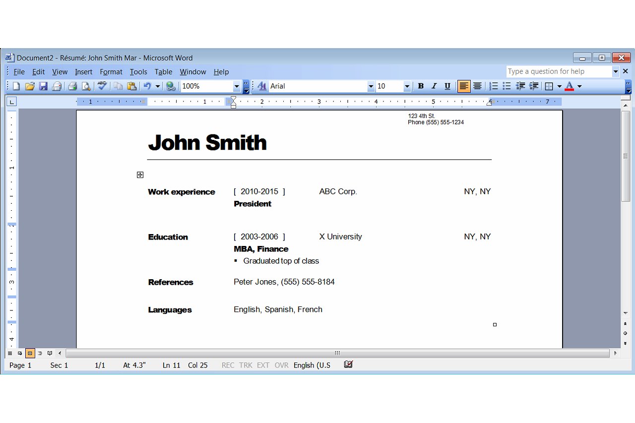 How To Use The Resume Wizard In Microsoft Word EHow