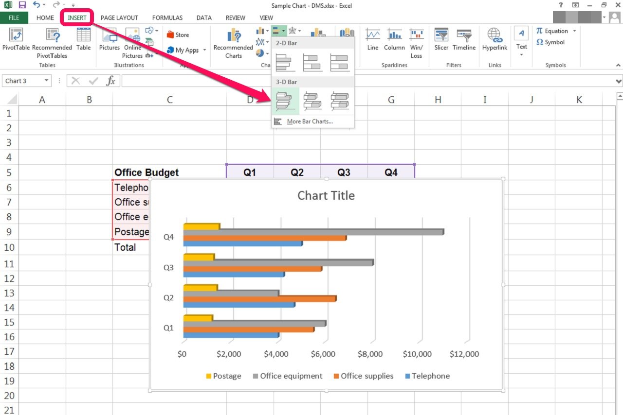 how-to-create-a-bar-graph-in-an-excel-spreadsheet-ehow