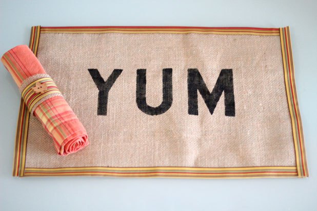 Burlap Placemat Burlap Placemat
