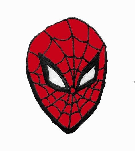 Draw Spiderman's Face Draw Spiderman's Face