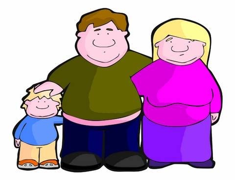 Overweight Family Overweight Family
