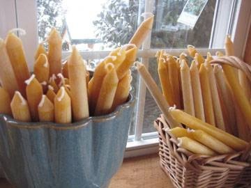 Scented beeswax candles Scented beeswax candles
