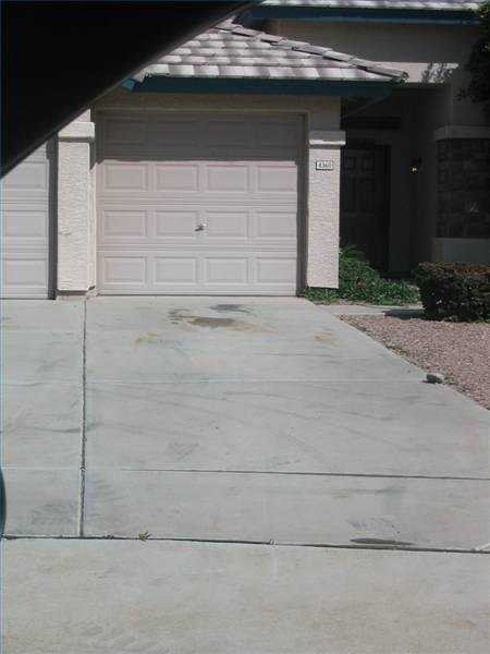 Iron stains can leave driveways, patios and sidewalks looking bad. Iron stains can leave driveways, patios and sidewalks looking bad.