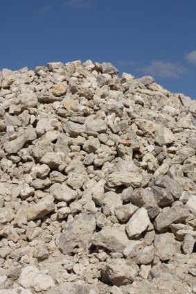 Some soil contains a lot of gravel. Some soil contains a lot of gravel.