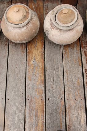 Teak is normally left unfinished to weather naturally. Teak is normally left unfinished to weather naturally.
