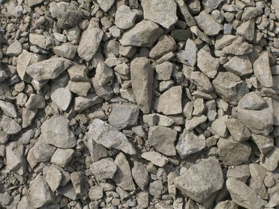 Crushed stone can make a great garden pathway. Crushed stone can make a great garden pathway.