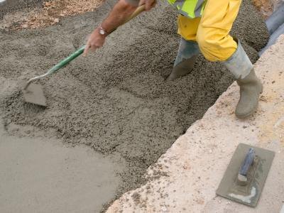Concrete can be mixed in different ratios for different projects. Concrete can be mixed in different ratios for different projects.