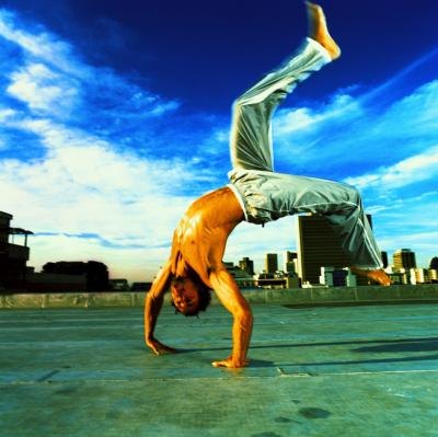 A cartwheel is a stealthy way to watch your opponent. A cartwheel is a stealthy way to watch your opponent.
