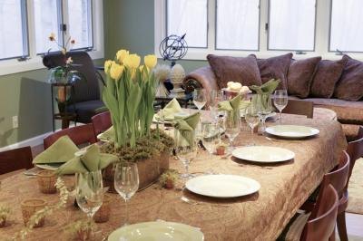 The centerpiece on your dining table is an object of beauty that coordinates with the dining room decor, the season, the holiday or special occasion. The centerpiece on your dining table is an object of beauty that coordinates with the dining room decor, the season, the holiday or special occasion.