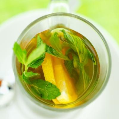 Hot lemon water with honey can soothe a sore throat. Hot lemon water with honey can soothe a sore throat.