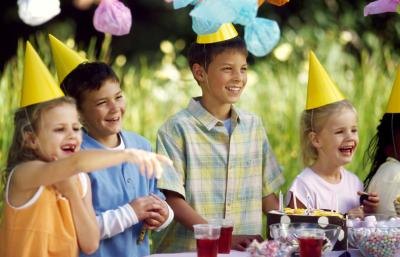 Children at birthday party Children at birthday party