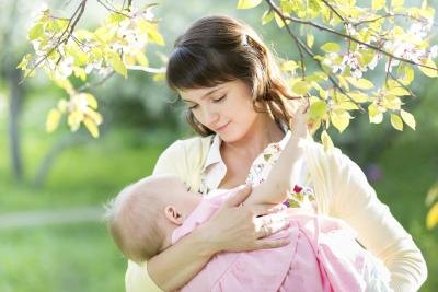 Mother breastfeeding her baby Mother breastfeeding her baby