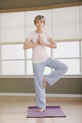 Weight-bearing yoga exercises build strong ankles. Weight-bearing yoga exercises build strong ankles.
