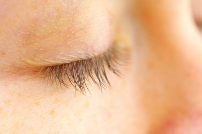 closed eyelid closed eyelid
