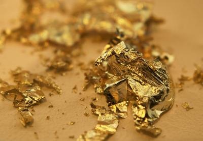 flakes of edible gold leaf paper flakes of edible gold leaf paper