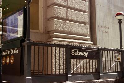 Subway station entrance Subway station entrance