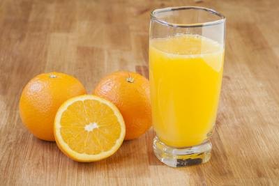 Glass of orange juice Glass of orange juice
