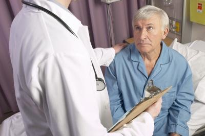 older patient speaking with doctor older patient speaking with doctor