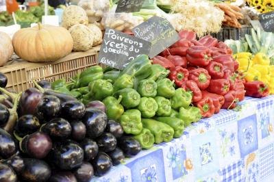 vegetables for sale at a market. vegetables for sale at a market.