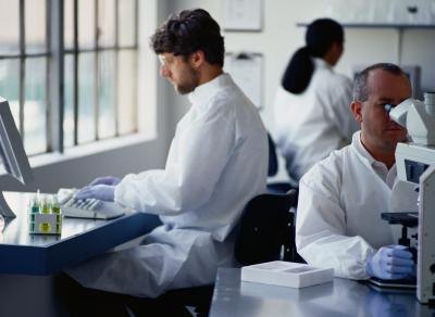 Chemist working in lab Chemist working in lab