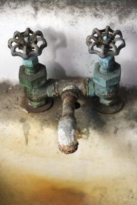 Telltale drips are a sign of a burst water pipe. Telltale drips are a sign of a burst water pipe.