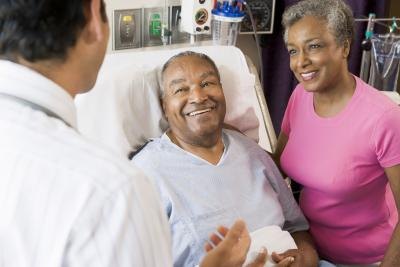 Patient talking to doctor Patient talking to doctor