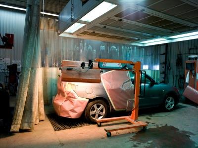 Imron paint is often used in automotive manufacturing plants. Imron paint is often used in automotive manufacturing plants.