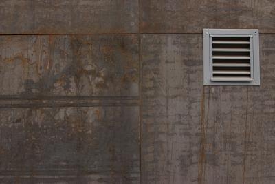 Vent on wall. Vent on wall.