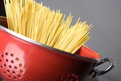 Dried, uncooked pasta Dried, uncooked pasta