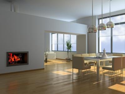 Modern home interior. Modern home interior.